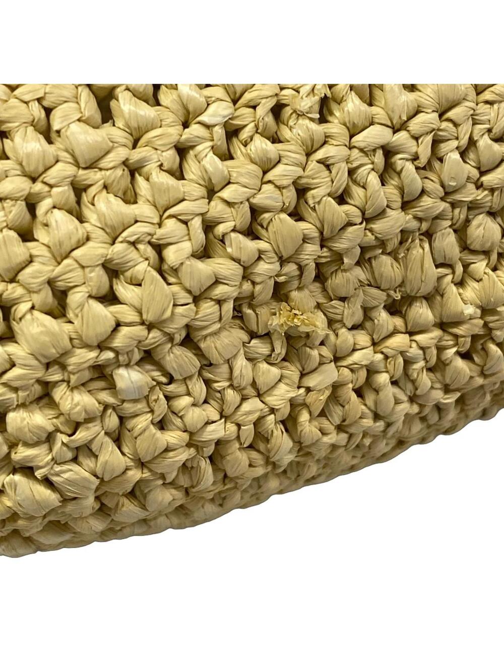 Prada Beige Raffia Shoulder Bag #305575P84B - Picture 13 of 15